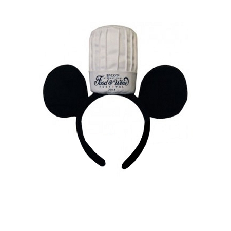 Please Read Description Chef's Hat Bow for Interchangeable Mouse Ears Headband