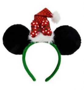disney mickey ears holiday santa hat ears 01